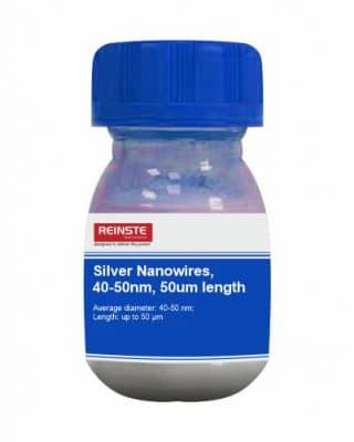 Silver Nanowires, 40-50nm, 50um length 1