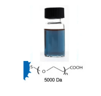 80nm Carboxyl (carboxyl-PEG3000-SH) Gold NanoUrchins 1